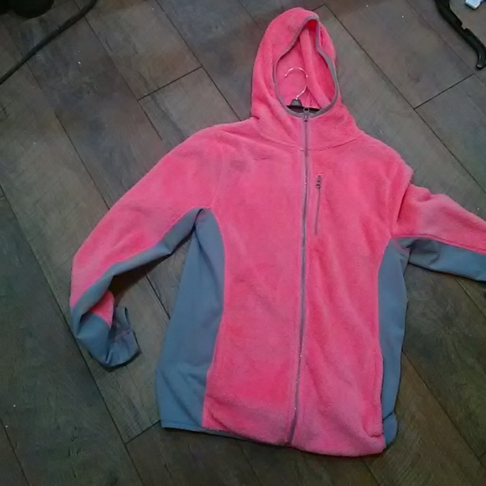 Bright coral jacket
